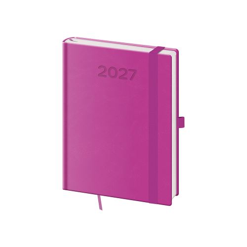 2027-es napi naptár, B6-os méret, Print Pop – lila