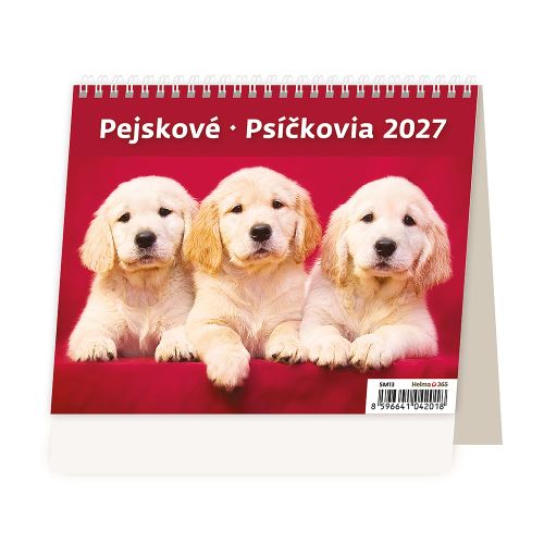 Stolový kalendár 2027 MiniMax Pejskové/Psíčkovia
