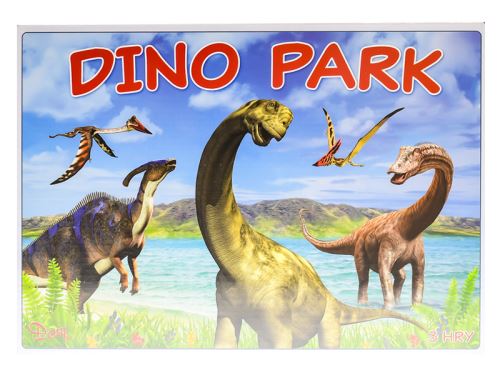 Dino Park 3v1 logikai társasjáték, kis dobozban