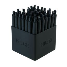 MILAN mini P1 Touch golyóstoll 1,0 mm - fekete (1)