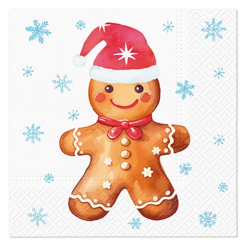 PAW L szalvéták, 33x33 cm, Ginger Christmas