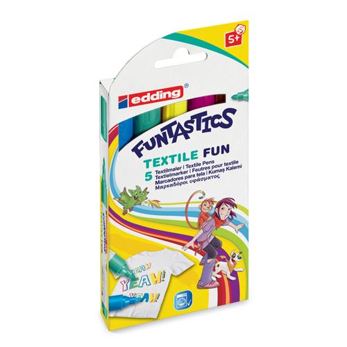 Edding Funtastics 17/5 S Textile Fun filctoll készlet