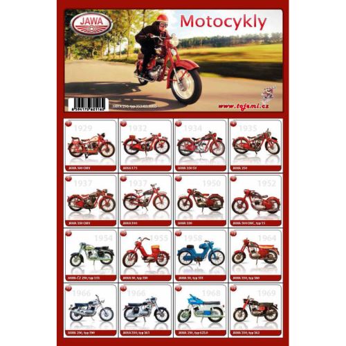 Pexeso A4 Motorky JAWA