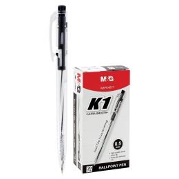 Golyóstoll M&amp;G K1 (0,5 mm) - fekete töltény