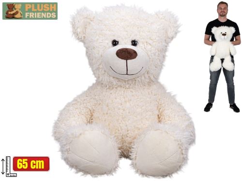 Plush Friends medveď plyšový 65cm biely 0m+