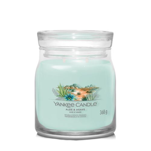 Sviečka Yankee Candle - ALOE & AGAVE, stredná