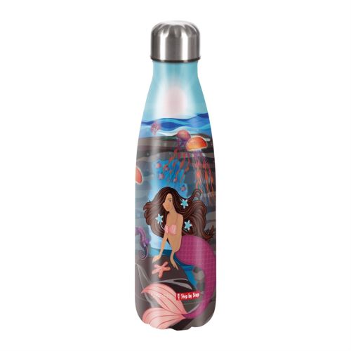 Szigetelt rozsdamentes acél italos palack 0,5 l,Mermaid Delia