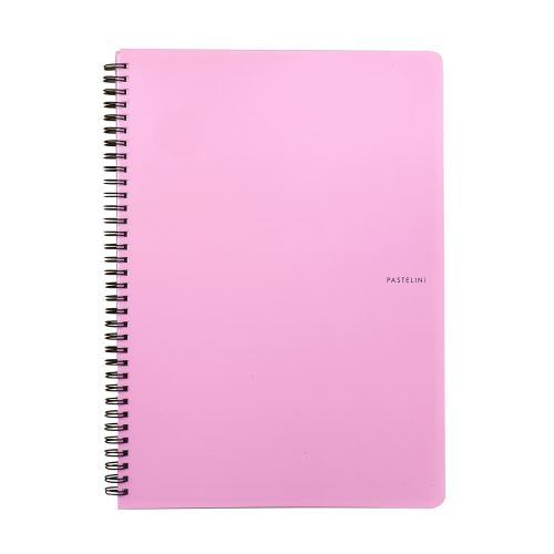 PP PASTELINI spirálblokk A4 / 70 lap, rózsaszín