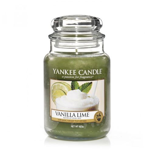 Sviečka Yankee Candle - Vanilla Lime, veľká