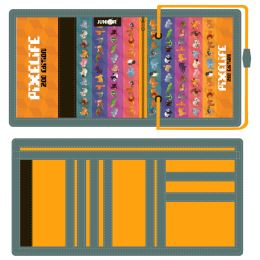Gyerekek textil pénztárca JUNIOR S8 - Pixelife Zoo Edition (1)
