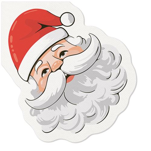 PAW szalvéták 32x32cm Airlaid shape Classic Santa Claus