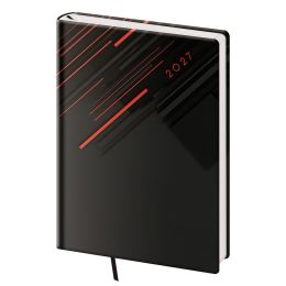 Diár 2027 týždenný A5 Vario - 1 RED LINES