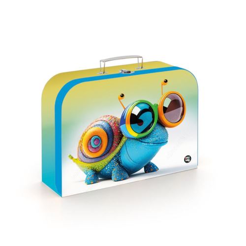Gyermek laminált aktatáska 34 cm - Csiga