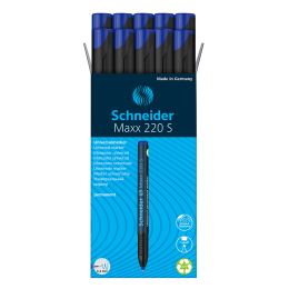 Marker univ. Schneider Maxx 220 tartós, hegye S - kék (7)