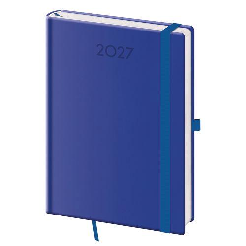 Diár 2027 denný A5 Print Plus - kráľovská modrá