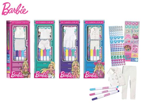 Barbie - divatos kiegészítők jelölőkkel 4fajú dobozban