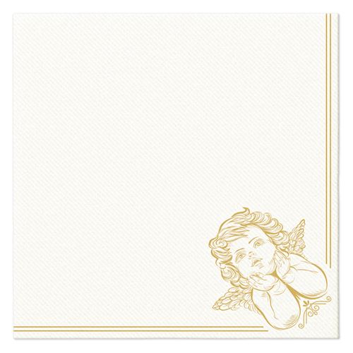 Obrúsky PAW AIRLAID 40x40 cm (50 ks) Cherubin