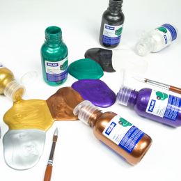 Tempera 125ml metál ezüst (4)