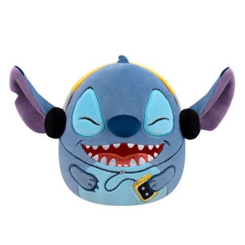SQUISHMALLOWS Disney Stitch fejhallgatóval, 25 cm
