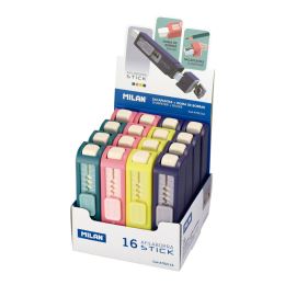 Radír  + Hegyező  MILAN Stick (2)