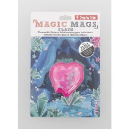 Magic Mags Flash szívecske villogó kép, iskolatáskákra, Step by Step GRADE, SPACE, CLOUD, 2v1 (4)