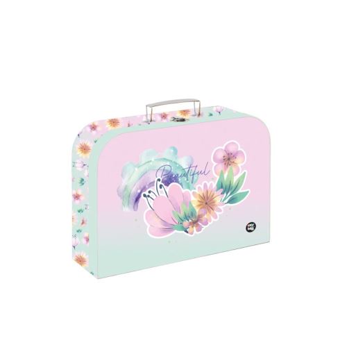 Gyermek laminált aktatáska 34 cm - Virágok