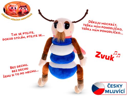 Méhmedvék meséi vizes palack 32 cm-es dalokkal 0m+ elemes, zacskóban