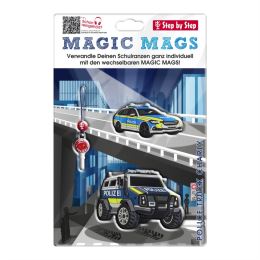 További MAGIC MAGS képek, Police Truck Charly, aktatáskákhoz és hátizsákokhoz lépésről lépésre (1)