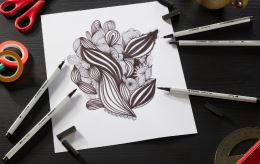 Kreatív készlet STABILO Creative Tips PASTEL (6 különböző színben) 30 db-os készlet dobozban (4)