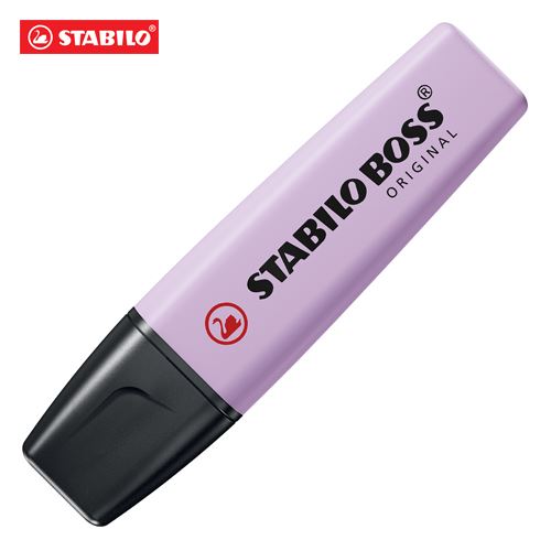 Szövegkiemelő, 2-5 mm, STABILO "BOSS original Pastel", lila