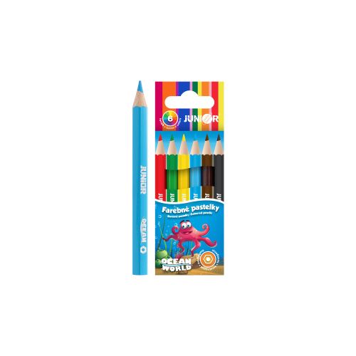 Színesceruza Ocean World hatszögletű 6 db, kicsi