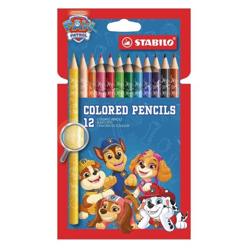 Pastelky STABILO PAW Patrol (sada 12 ks)
