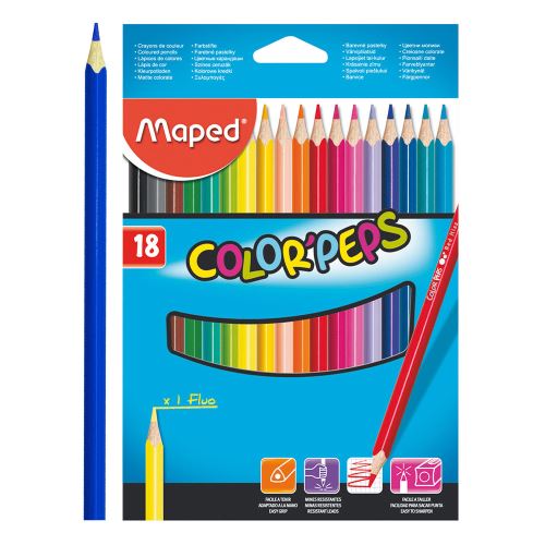 Kréták MAPED "COLOR`PEPS", 18 db