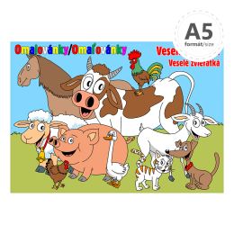 A5 LUX Kifestő - Boldog állatkák
