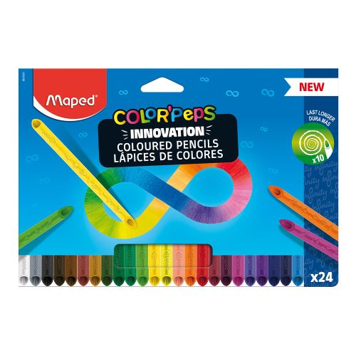 MAPED fa nélküli zsírkréta - COLOR`PEPS INFINITY 24 db