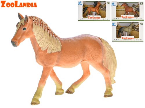 Zoolandia kôň 12-15cm 4druhy v krabičke