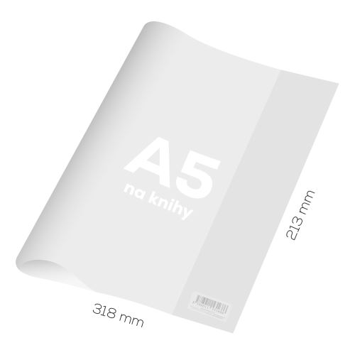 FüzetborítóA5 PVC 318x213 mm, vastag/átlátszó, 1 db (1)