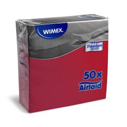 Szalvéta PREMIUM 40 x 40 cm piros [50 db] (1)