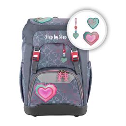 Iskolai hátizsák Step by Step GRADE Glitter Heart Hazle, AGR tanúsítvány (2)