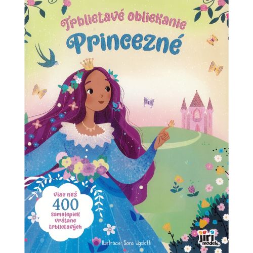 Samolepková knižka - Princezné (Trblietavé obliekanie)