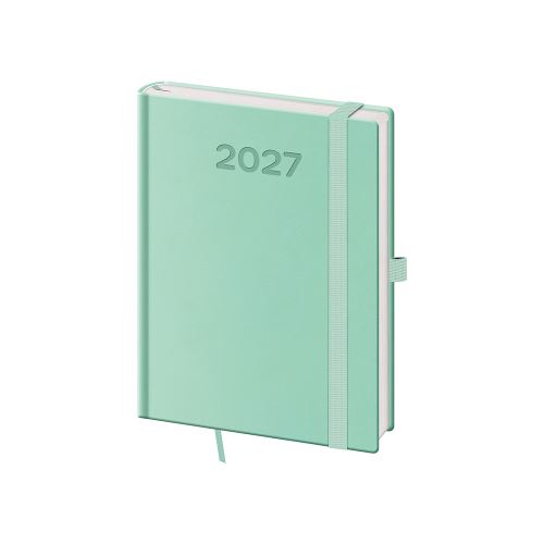 2027-es napi naptár, B6-os méret, Print Pop – világoszöld