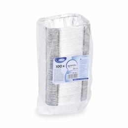 Alu tál négyzet alakú 250 ml-es (130x103x43 mm) 100 db