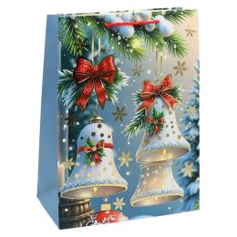 Darčeková taška vianočná 32x26x12 cm (mix 4 dizajnov - /cena za 1 ks) (4)