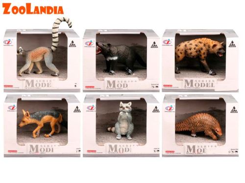 Zoolandia állatkák szafari 6 féle, dobozban
