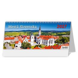 2027-es asztali naptár: Szlovákia városai