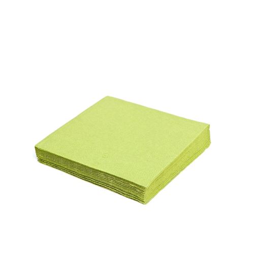 Szalvéta (PAP FSC Mix) 3 rétegű sárgászöld 33 x 33 cm [250 db]