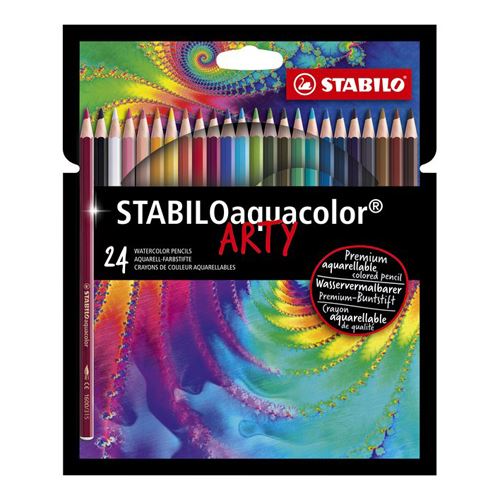 Hatlapos ceruzák STABILO aquacolor 12 p