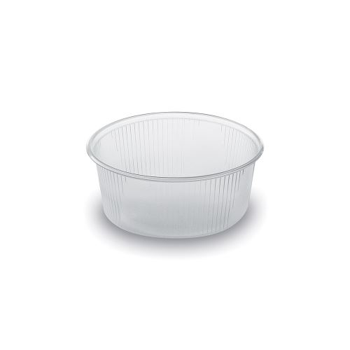 Kerek tál átlátszó 200 ml, PP -100 db