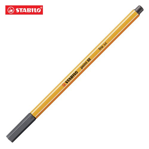 STABILO point 88 tűfilc, sötétszürke