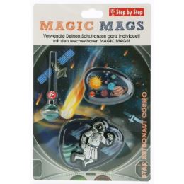 MAGIC MAGS kiegészítő kép készlet iskolatáskához "Cosmo űrhajós" GRADE, SPACE, CLOUD, 2v1 és KID (3)